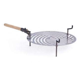 Firewok Grille wooden handle and adjustable legs